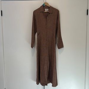 Flax 100% Linen MIDI Dress